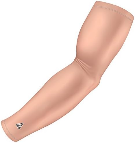 B-Driven Sports Pro-Fit Compression Arm Sleeve for Men, Women & Youth, Volleyball Baseball Basketball Weightlifting - Single