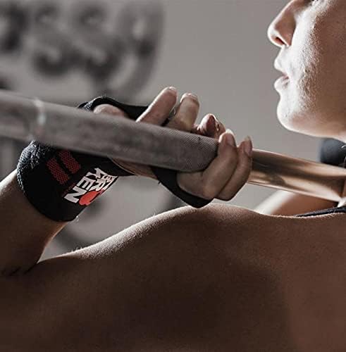 Professional Crossfit Specific Weightlifting Heavy Duty Gloves with Wrist Straps, Protect Your Hands and Get the Most From Your Lifts, Presses, Gymnastics Rings, Pull-ups and More
