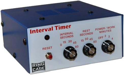 Interval Gym Timer Without Lights for Muay Thai, MMA, Kickboxing, Boxing, Martial Arts