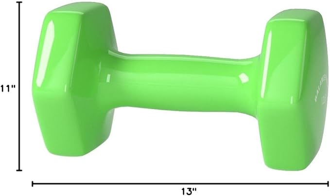 Fitvids Neoprene Dumbbell Hand Weights, Anti-Slip, Anti-roll, Hex Shape Colorful, Pair or Set with Stand