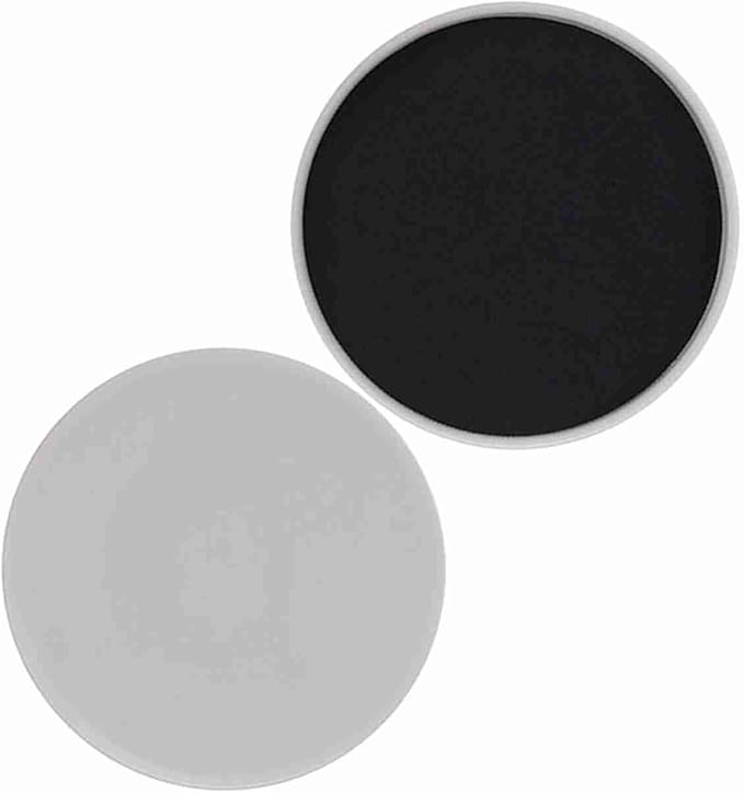 Fitness Gliding Disc 2PCS, Slider Sport Full Body Workout Core Stabilization, ABS Exercise Sliding Glidings Discs (Gray)