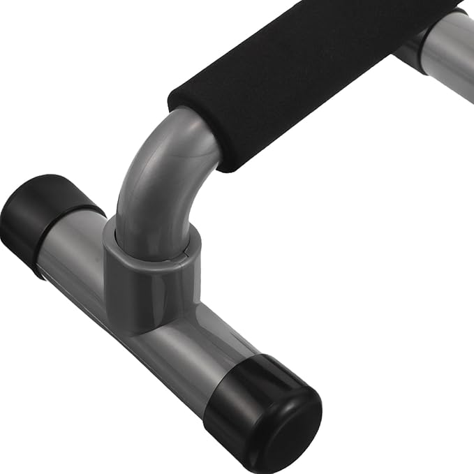 DOITOOL Compact H-shaped Push up Brackets Pair, Anti-slip Parallette Bars for Chest Exercise, Portable Fitness Equipment for Home Gym and Travel Workout