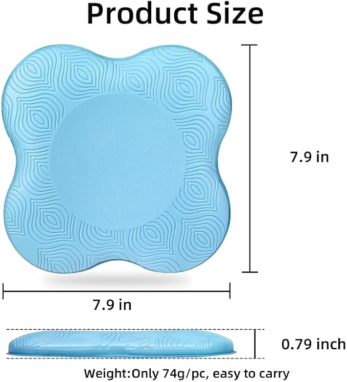 2 packs Yoga Knee Pad Mats Extra Thick for Knees Elbows Wrist Hands Head Foam Pilates Kneeling pad Yoga Knee Cushion Thick Exercise Pads for Knees Elbows Wrist Hands Head Foam Pilates Kneeling pad,Support Foam Pads for Women and Men