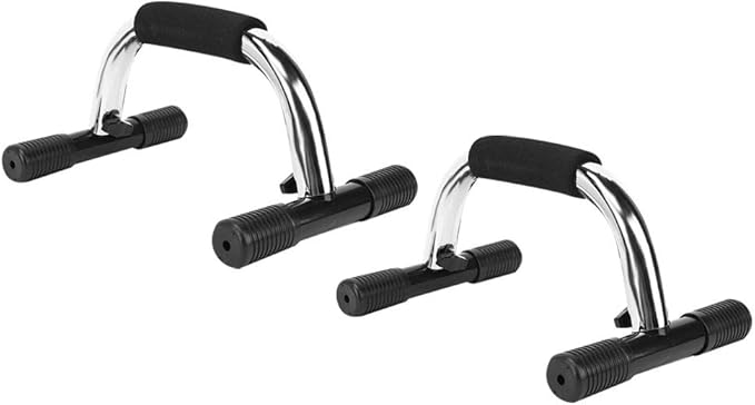 Push Up Bars, Muscles Exercise Steel Pushup Bar with Foam Handle Cover, Non-slip Removable Calisthenics Equipment, Indoor/Outdoor Chest Arm Muscles Exercise Training Equipment