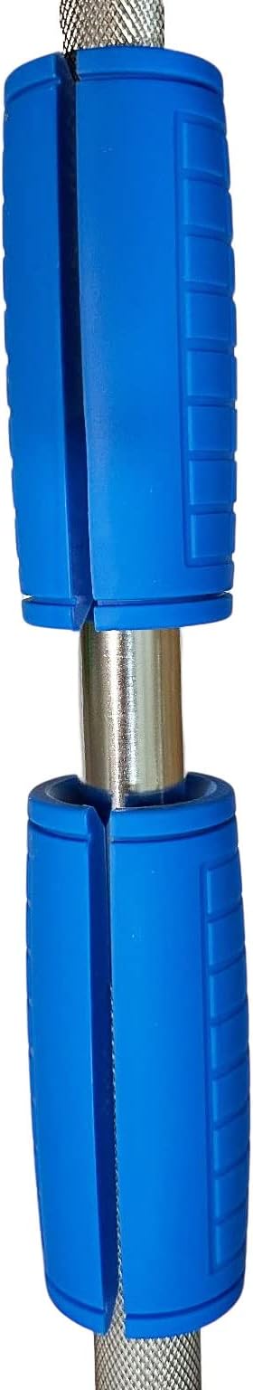 qibylift Dumbbell Handles Grips, Firm Rubber Barbell Grips Fit for Standard Barbell - Dumbell Handles, Silicone Rubber Barbell Grips for Weight Lifting Cable Attachments & Fitness Training