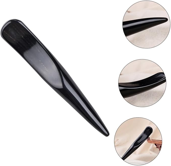 Lightweight Horn Massage Stick Guasha Tool for Body Scraping Acupuncture Relaxation
