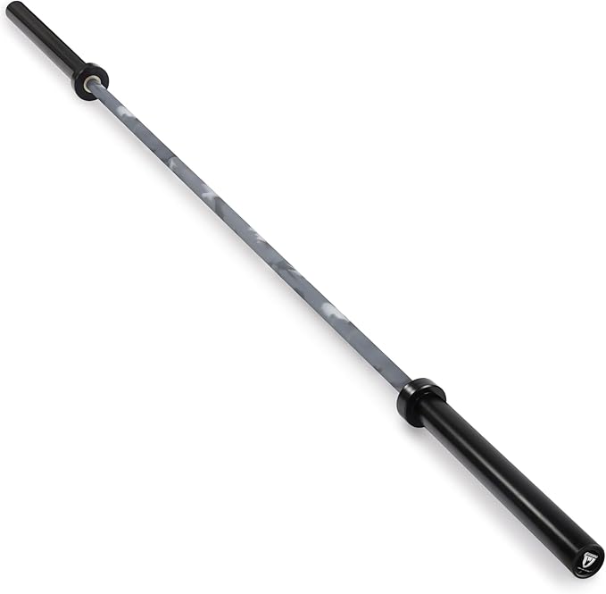 7ft Olympic Barbell for Strength Training and Olympic Weightlifting, 500 700 1000LBS Capacity Available, 2 Inch Bar for Squats, Home Gym Fitness Equipment, Bench Press, Deadlift,Powerlifting