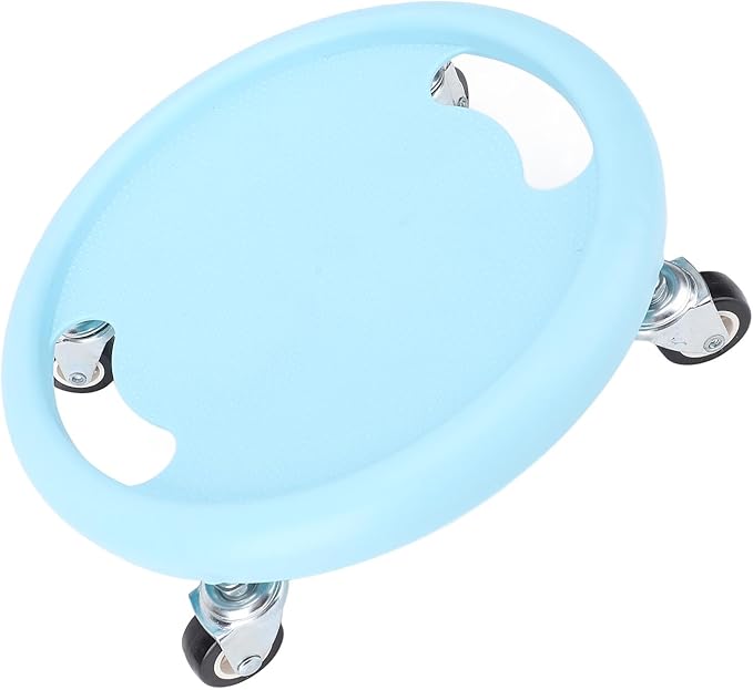 360° Disc Wheel Roller Trainer,Portable Sliding Exercise Discs for Core Strength Full Body Workout Home Gym Fitness Equipment (Blue)