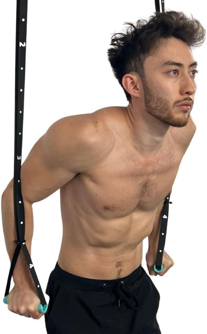 Kensui Nanobars V2 – Ultra-Compact Portable Suspension Trainer – Pocket-Sized Home Gym for Travel & Outdoor Workouts – 600lb Capacity – Dual Anchor System with Rotating Handles