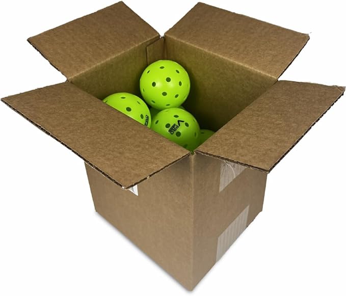 Vulcan | VPRO Flight Outdoor Pickleball Official Ball of The PPA Tour & MLP | 3, 6, 12, 36 & 100 Ball Pack | Hi-Vis Yellow
