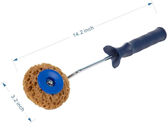 Hanroy Sponge Paint Roller for Texture Painting Decorators Brush Tool, Fast and Easy Pattern Art Sponge Roller for Home Wall(M90Z)