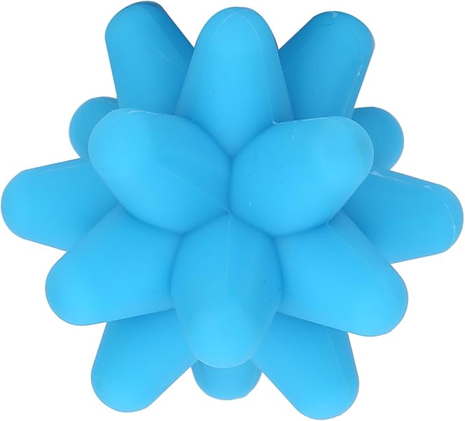 1PCS Spiky Massage Ball, 80mm Silicone Trigger Point Massage Ball, Blue Fascia Balls for Reaction Training, Massage