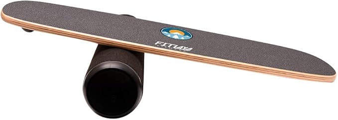 Fitlaya Fitness Balance Board Trainer Wooden Training Equipment for Fitness Workout, Hockey, Skateboarding, Surfing and Snowboarding