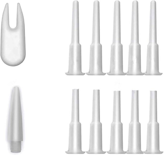 Miamay 12 Pieces Exercise Yoga Ball Plug Pin Replacement Kit Sport Ball Jump Ball Air Stopper Plug Pin Adapter Kit