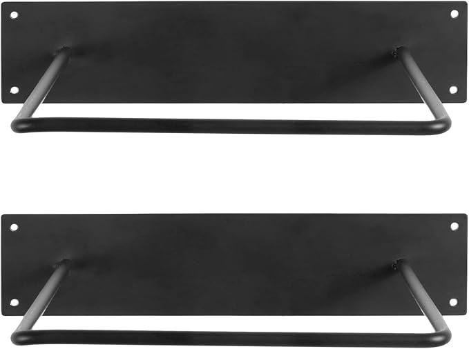 MyGift Yoga Ball Storage Wall Mount, Black Metal Pipe Racks for Exercise Ball Holder, Ball Storage for Home Gym or Studio
