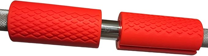 qibylift Pull Up Thick Bar Adapter, Weight Grip Bar Fit for Standard Barbell - Dumbbell Handle Grips, Silicone Rubber Barbell Grips for Weight Lifting Cable Attachments & Fitness Training
