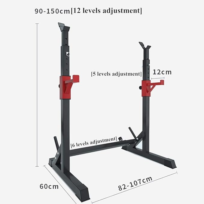 Barbell Rack, Squat Stands Rack Weight Rack Gym Rack Squat And Bench Press Rack Dumbbell Stand,Fitness Equipment Home Gym Indoor