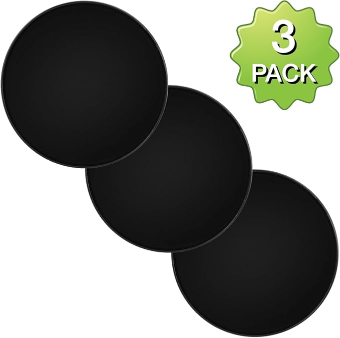 Cellet 3-Pack Reusable Dashboard Non-Slip Mounting Pad Discs – Universal Adhesive Pads for Suction Cup Phone Holders & GPS Mounts, Extra Strength Adhesive Multipurpose for Dashboards and Flat Surfaces