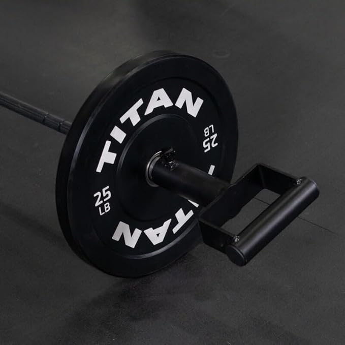 Titan Fitness Single Handle Fat Grip Landmine Press, 1.3" Dia. Smooth Grip, Fits Over Olympic Bar Sleeve & Secures with Threaded Stop Pin, Ideal for Rows, Overhead Presses, Upright Rows, Curls