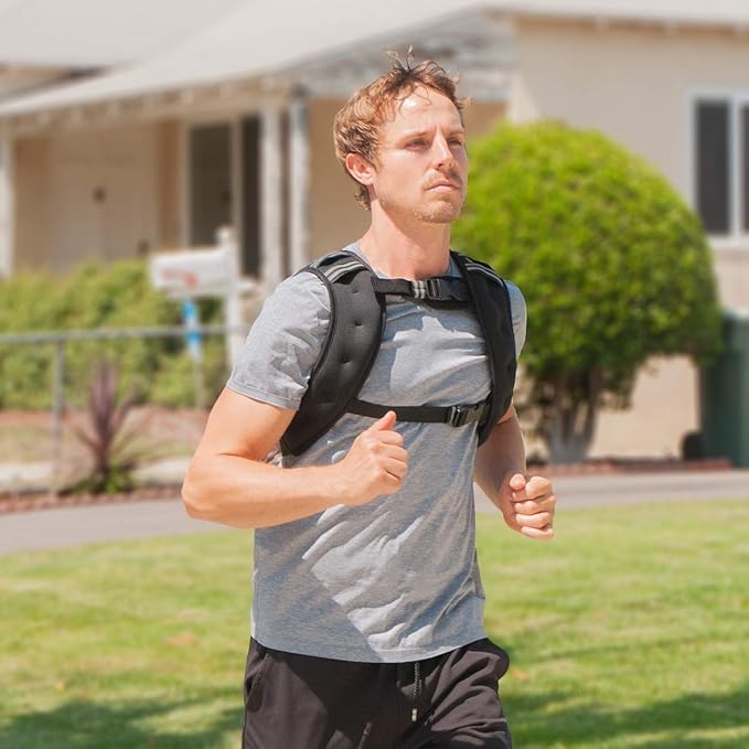 ProsourceFit Exercise Weighted Training Vest - Black