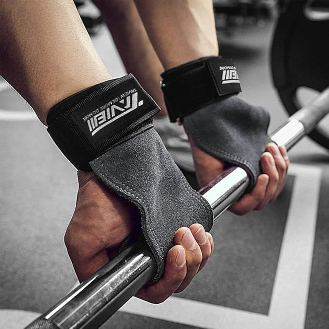 TAVIEW Wrist Straps for Weightlifting for Maximum Grip Support - Lifting Deadlift Strap & Weight Lifting Grips Gloves for Working Out Pull Up Deadlifting & Shrugs