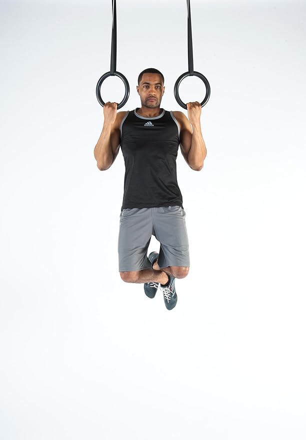 Black Mountain Products 1200lbs Rated Multi-Use Exercise Gymnastics Rings