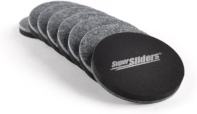 3.5" Reusable Felt Slider (16 PC) Bagged Gray