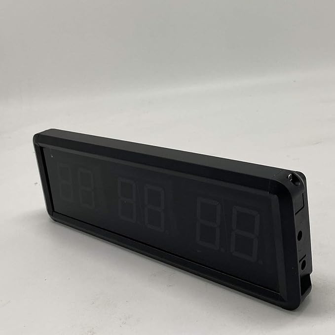 LED Digital Countdown Wall Clock Fitness Timer Stopwatch for Gym (1.5inch Digital High)