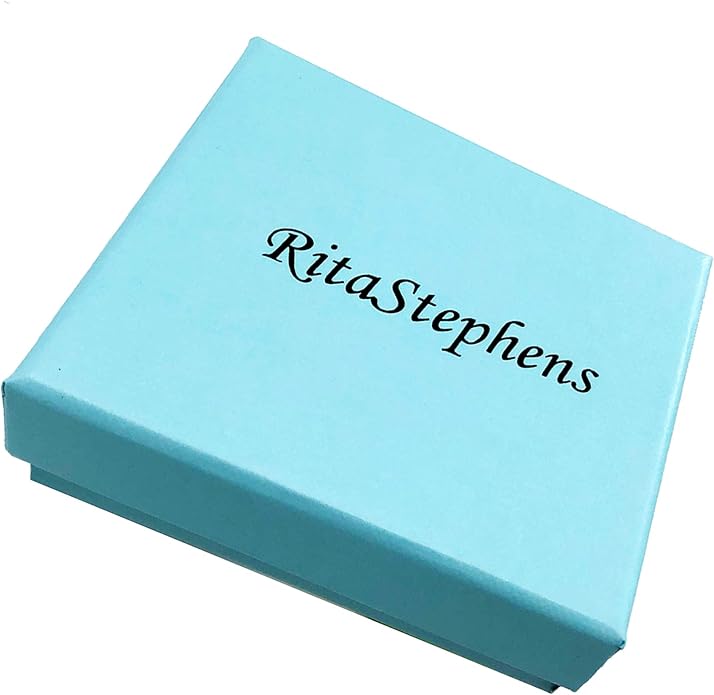 Ritastephens Sterling Silver Barbell Earrings 8x49mm