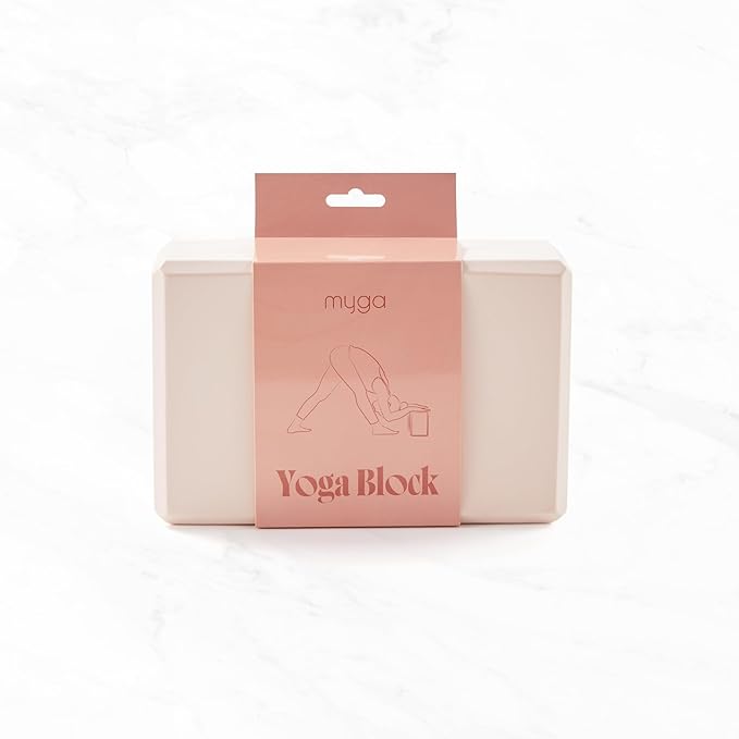 MYGA Yoga Block,Lightweight EVA Foam Yoga Brick,High Density Non-Slip Block for Yoga Poses, Pilates, Balance and Flexibility