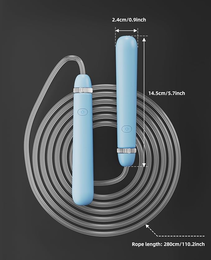 LED Light Up Jump Rope for Kids and Adult, Adjustable Glowing Skipping Rope for Boys and Girls, Colorful Luminous Jumping Rope for Fitness and Workout