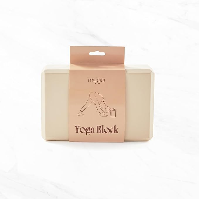 MYGA Yoga Block,Lightweight EVA Foam Yoga Brick,High Density Non-Slip Block for Yoga Poses, Pilates, Balance and Flexibility