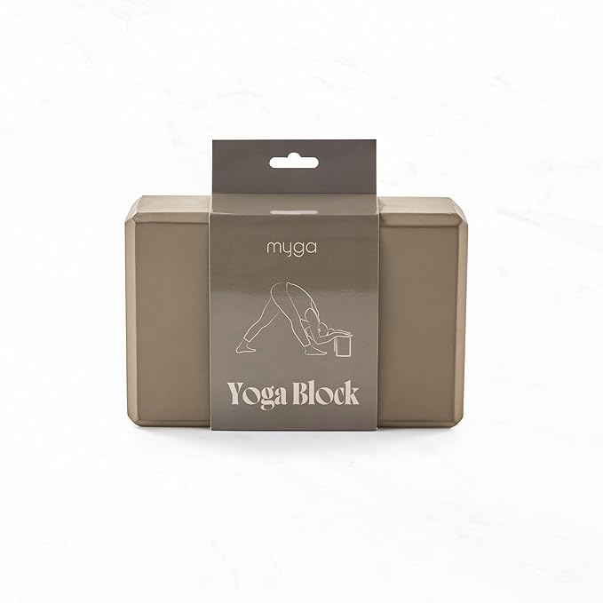 MYGA Yoga Block,Lightweight EVA Foam Yoga Brick,High Density Non-Slip Block for Yoga Poses, Pilates, Balance and Flexibility