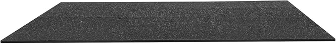 VEVOR 0.56Inch 48sq.ft 12 Tiles Gym Flooring for Home Gym, Rubber Top with High Density EVA Foam, 24 x 24In Gym Floor Exercise Equipment Mats, Interlocking Gym Mats, Puzzle Workout Mats, Black & Gray