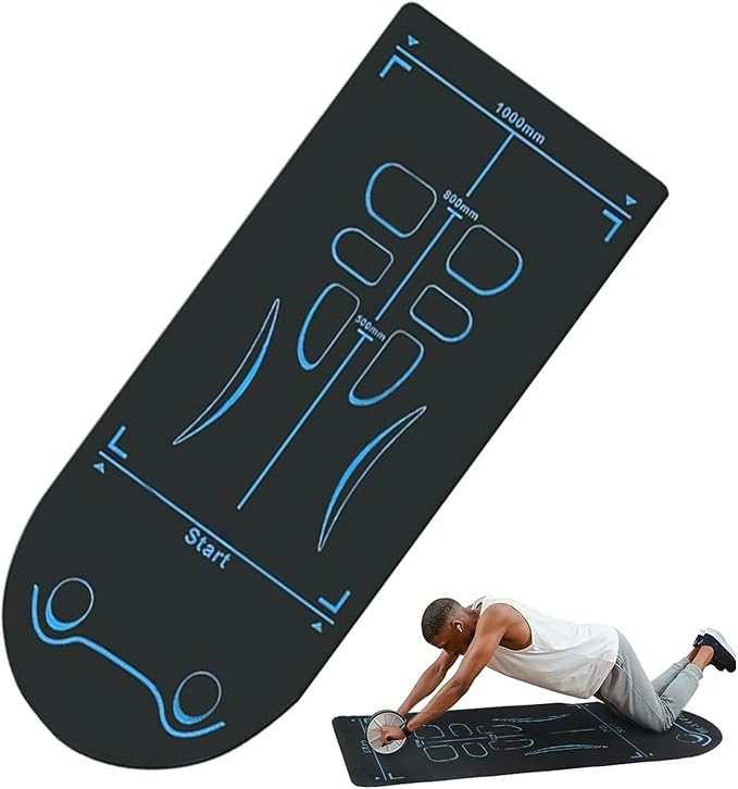 Non-Slip Exercise Mat Exercise Equipment for Ab Roller Mat