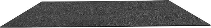VEVOR 0.56Inch 96sq.ft 24 Tiles Gym Flooring for Home Gym, Rubber Top with High Density EVA Foam, 24 x 24In Gym Floor Exercise Equipment Mats, Interlocking Gym Mats, Puzzle Workout Mats, Black & White