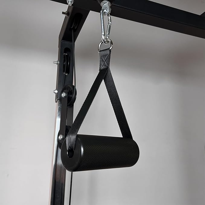 Arm Wrestling Handles, Thick Armwresting Training Equipment LAT Pulldown Attachments D Handle, V Bar Cable Machine Attachments, Gym Handles for Forearm, Wrist Strength Training