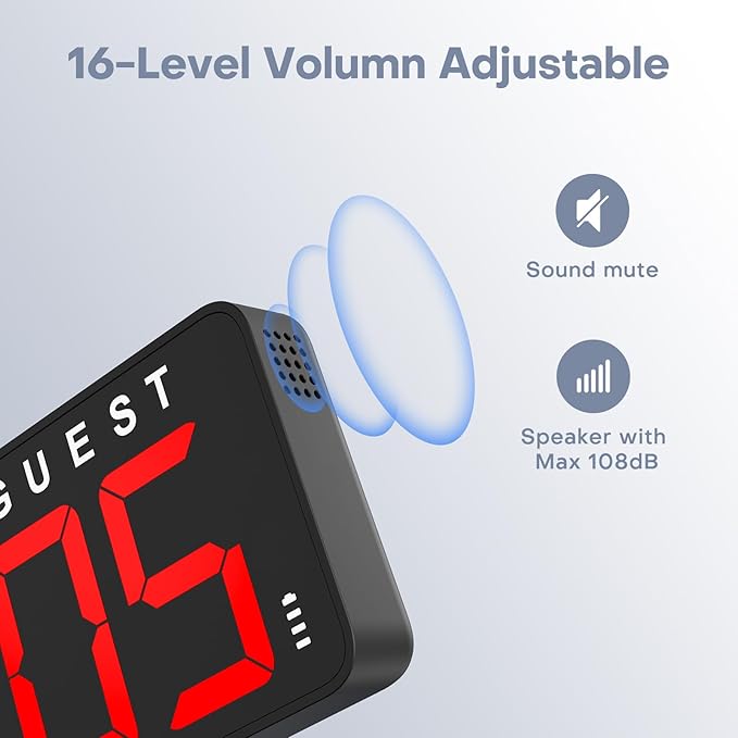 ANJANK 11’’ Large Digital LED Scoreboard Electronic Score Keeper Clock, Countdown/up, with Powerful Battery, 4 Mounting Options, for Corn Hole/Ping Pong/Table Tennis Sports, Indoor & Outdoor Games