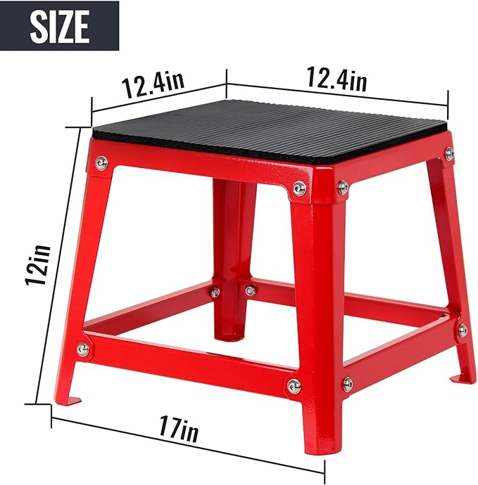 Plyometric Platform Boxes Fitness Steel Plyo Box Exercise Jump Box Step Up Plyometrics Box Jumping Agility Box For Exercise Fit Training Conditioning