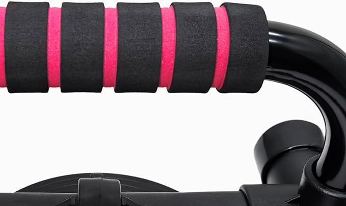 Push Up Stand with Suction Cup Base for Ultimate Anti-Slip Stability, Home Gym Equipment for Men & Women, Chest Workout with Comfort Foam Grips