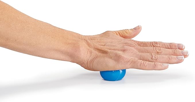 OPTP Mini Balls - Vinyl Air-Filled Self-Massage Ball Set (2 Piece) for Hand and Foot Therapy- Small Therapy Balls for Improved Strength, Fine Motor Skill Development, and Soft Tissue Mobilization
