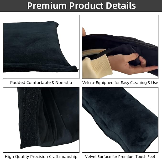 PRIOR FITNESS Protective Cover for Aerial Lyra Hoop, Non-Slip Grip Pad (Only 1pc/Single Pack) for Aerial Rings, Comfortable Aerial Fitness Accessory Replacement Compatible, Most Gymnastics Aerial Hoop