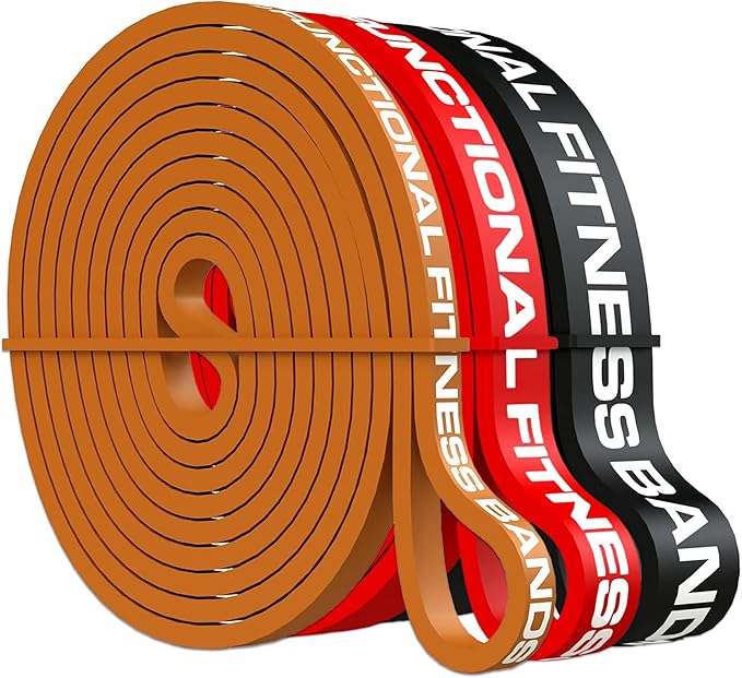Rubberbanditz Combo Pull Up Assist Bands | Heavy Duty Resistance Exercise Bands for Powerlifting, Mobility, and Stretching | Resistance Bands for Working Out