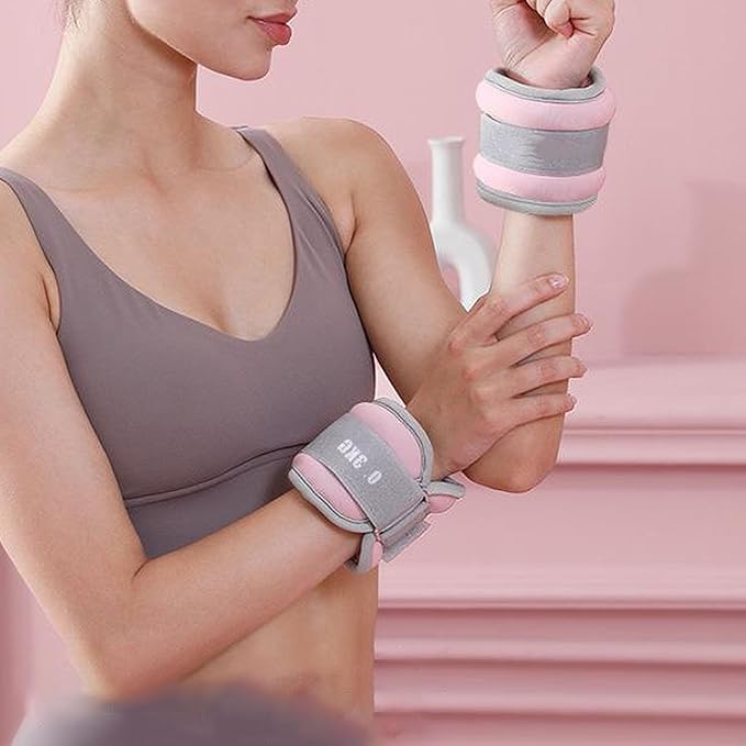 Exercise sandbags for men and women for hand and ankle weights, wrist weights, yoga, walking, aerobics, dance practice and other fitness exercises