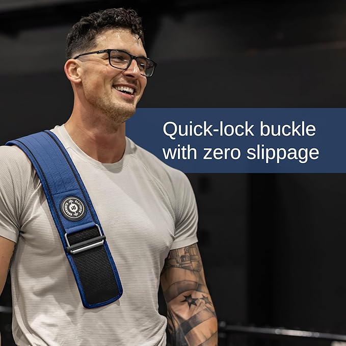 Weight Lifting Belt for Squats, Weightlifting Belt for Deadlifts - 4in Back Support for Bodybuilding | Powerlifting, Locking Metal Buckle, Weight Lifting Belts for Men - Quick Locking