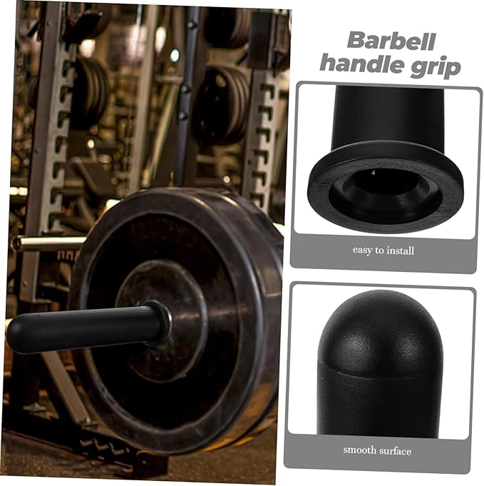 Milisten Multi-function Barbell Rod Handle Sleeve Slide Grip for Safe Weight Accessory for Home and Use