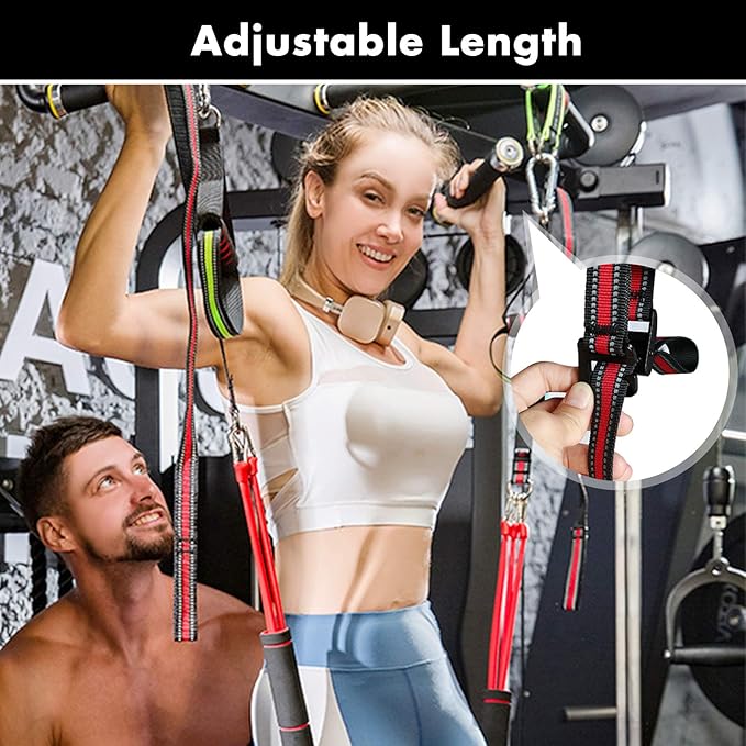 SYNTECSO 220-440Lbs Pull Up Assistance Bands - Heavy-Duty Pull Up Resistance Bands for Chin-up Workout
