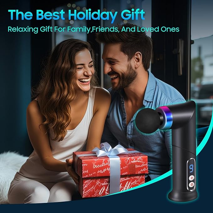 Massage Gun – Mini Massage Gun for Portable Deep Tissue Massage – Quiet Massage Guns for Muscle Relaxation,