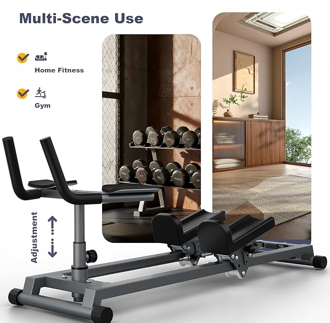 Crawling Exercise Machine & Spine Twist Stretch Trainer for Full Body Workout, Knee Support, Lower Back Exercise for Desk Workers, Heavy Duty Low-Impact Abdominal, Waist Stretcher Home Gym