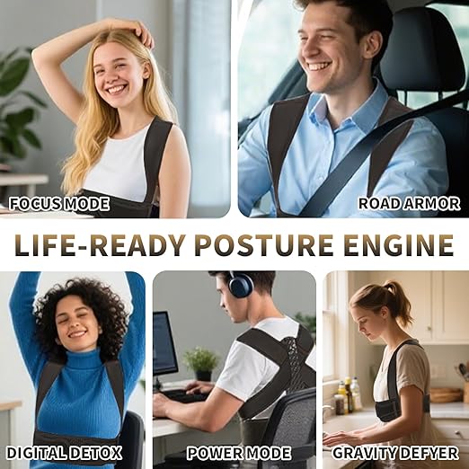 WNIEYO Posture Corrector for Women and Men Back Brace for Women Back Straightener for Effective Lower Back Pain Relief, Scoliosis, and Better Posture Support(XL)